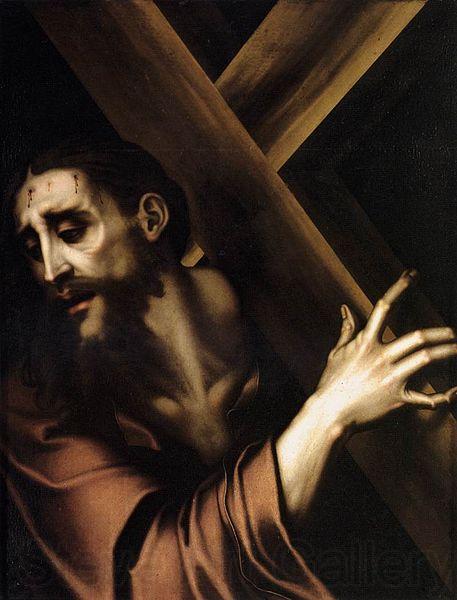 MORALES, Luis de Christ Carrying the Cross Spain oil painting art